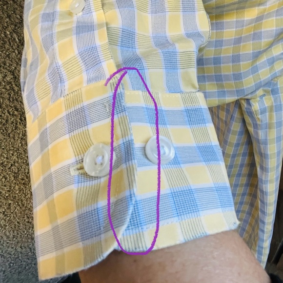 Roundtree & Yorke Gold Label 17 32/33, Pronto Uomo L NonIron Cotton Plaid Bundle - Picture 13 of 16